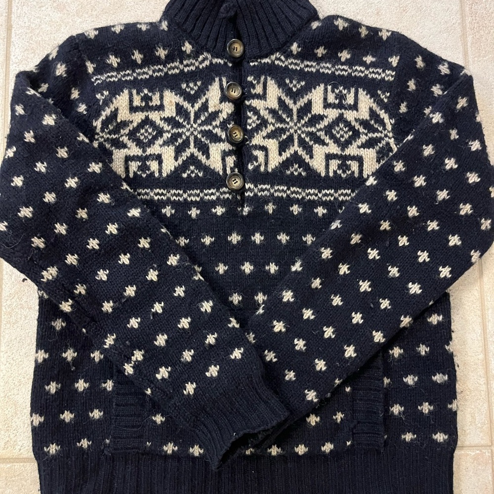 Vintage Abercrombie Wool Winter Sweater
